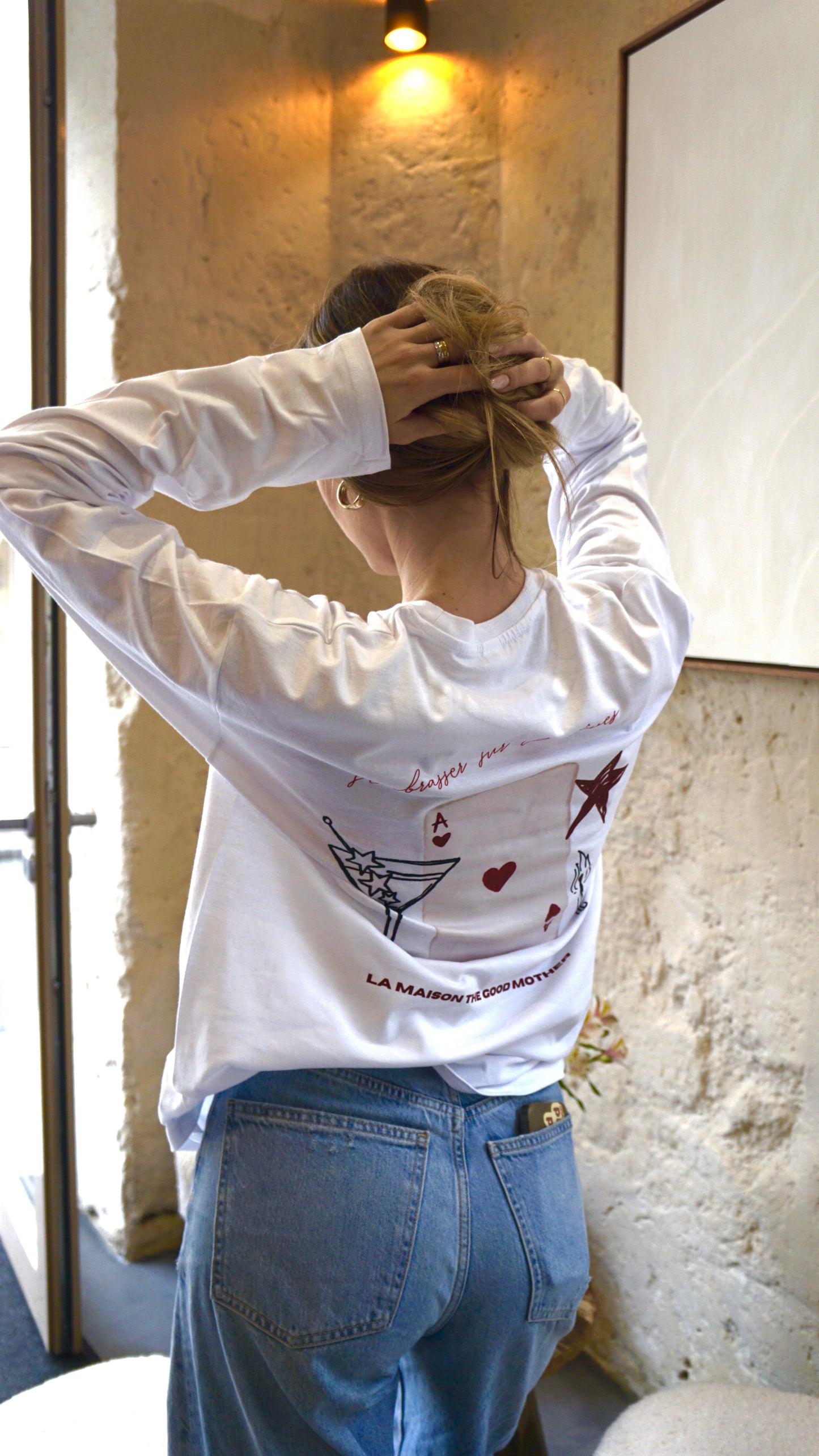 T-shirt s’embrasser sur les rêves