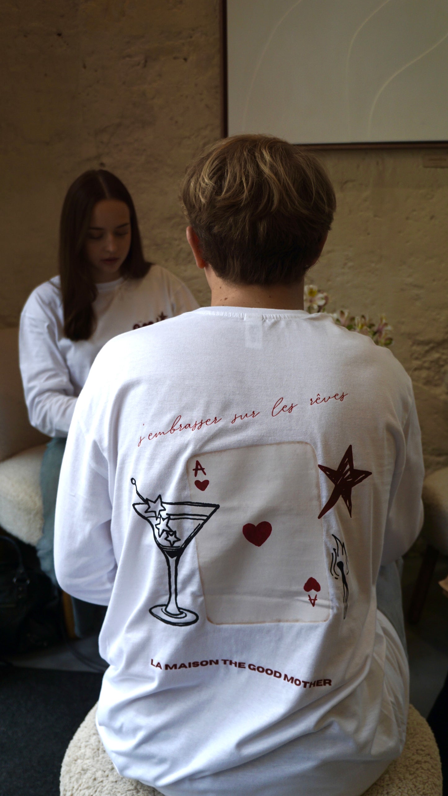 T-shirt s’embrasser sur les rêves